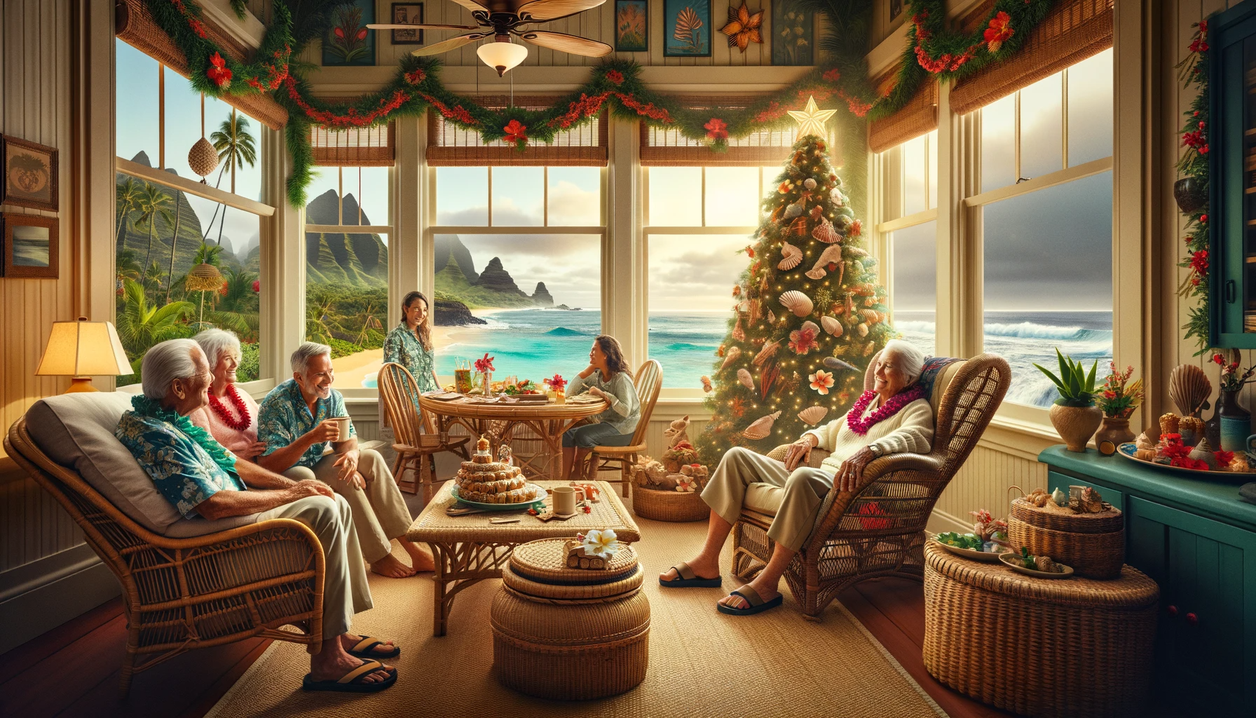 Holiday with elderly in Hawaii